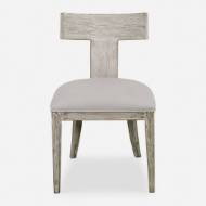 Picture of IDRIS ARMLESS CHAIR, WHITE, 2 PER BOX, PRICED EACH