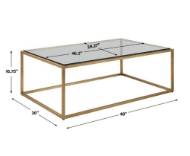 Picture of BRAVURA COFFEE TABLE, GOLD