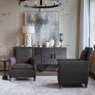 Picture of DARICK ARMCHAIR, CHARCOAL