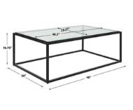Picture of BRAVURA COFFEE TABLE, BLACK