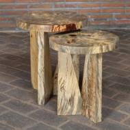 Picture of NADETTE NESTING TABLES, NATURAL, S/2