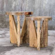 Picture of NADETTE NESTING TABLES, NATURAL, S/2