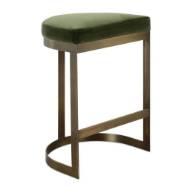 Picture of IVANNA COUNTER STOOL, BRASS - MOSS