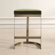 Picture of IVANNA COUNTER STOOL, BRASS - MOSS