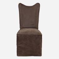 Picture of DELROY ARMLESS CHAIR, CHOCOLATE, 2 PER BOX, PRICED EACH