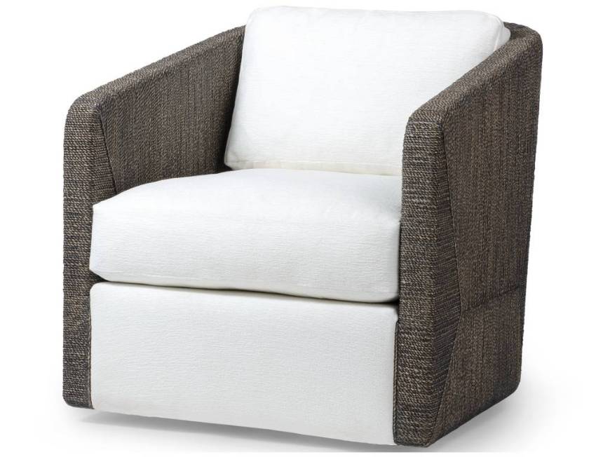Picture of CARMINE SWIVEL LOUNGE CHAIR, MOCHA WASH