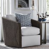 Picture of CARMINE SWIVEL LOUNGE CHAIR, MOCHA WASH
