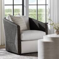 Picture of CARMINE SWIVEL LOUNGE CHAIR, MOCHA WASH