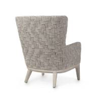 Picture of DILLON WINGBACK CHAIR, WHITEWASH