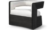 Picture of HADLEY SWIVEL LOUNGE CHAIR, CHARCOAL