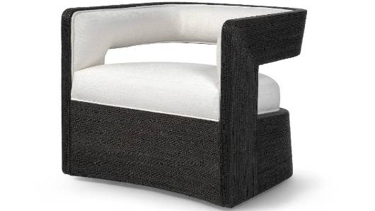 Picture of HADLEY SWIVEL LOUNGE CHAIR, CHARCOAL