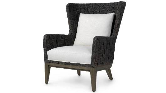 Picture of DILLON WINGBACK CHAIR, DARK BROWN