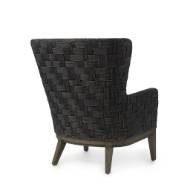 Picture of DILLON WINGBACK CHAIR, DARK BROWN