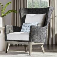 Picture of DILLON WINGBACK CHAIR, DARK BROWN