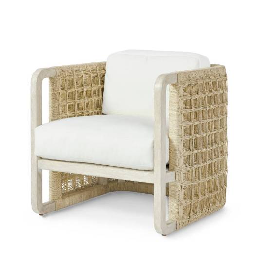 Picture of DAMIEN LOUNGE CHAIR NATURAL