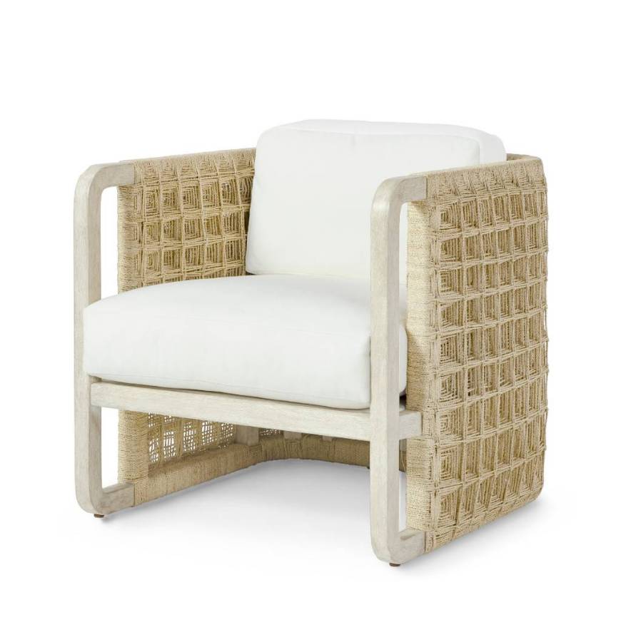Picture of DAMIEN LOUNGE CHAIR NATURAL