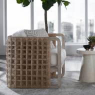Picture of DAMIEN LOUNGE CHAIR NATURAL
