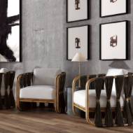 Picture of STRINGS ATTACHED LOUNGE CHAIR DARK