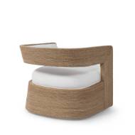 Picture of HADLEY SWIVEL LOUNGE CHAIR, NATURAL