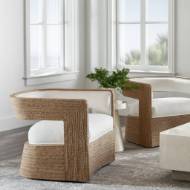 Picture of HADLEY SWIVEL LOUNGE CHAIR, NATURAL