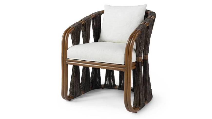 Picture of STRINGS ATTACHED ARM CHAIR, DARK