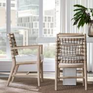 Picture of PRATT ARM CHAIR CERUSED WHITE
