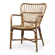 Picture of RETRO RATTAN DINING ARM CHAIR