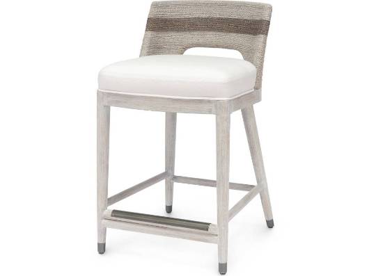 Picture of FRITZ ROPE 24" COUNTER STOOL FOG WHITE