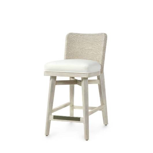 Picture of FRANCIS 24" COUNTER STOOL, WHITEWASH
