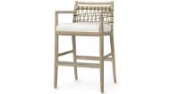 Picture of PRATT 30" BARSTOOL CERUSED WHITE