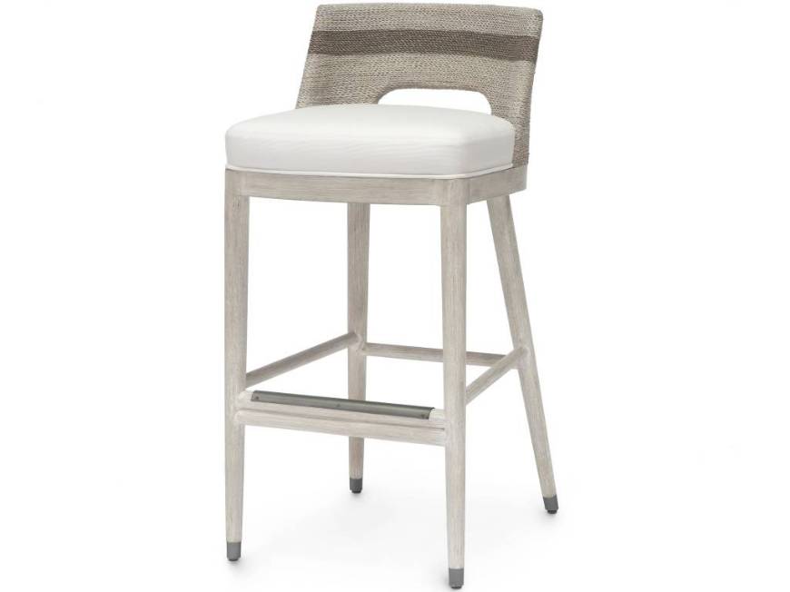 Picture of FRITZ ROPE 30" BARSTOOL, FOG WHITE