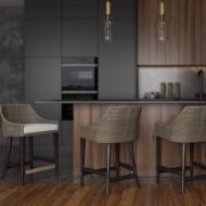 Picture of VINCENT 24" COUNTER STOOL MOCHA