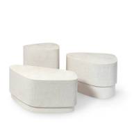Picture of HOLLAND OUTDOOR COFFEE TABLE TALL, WHITE