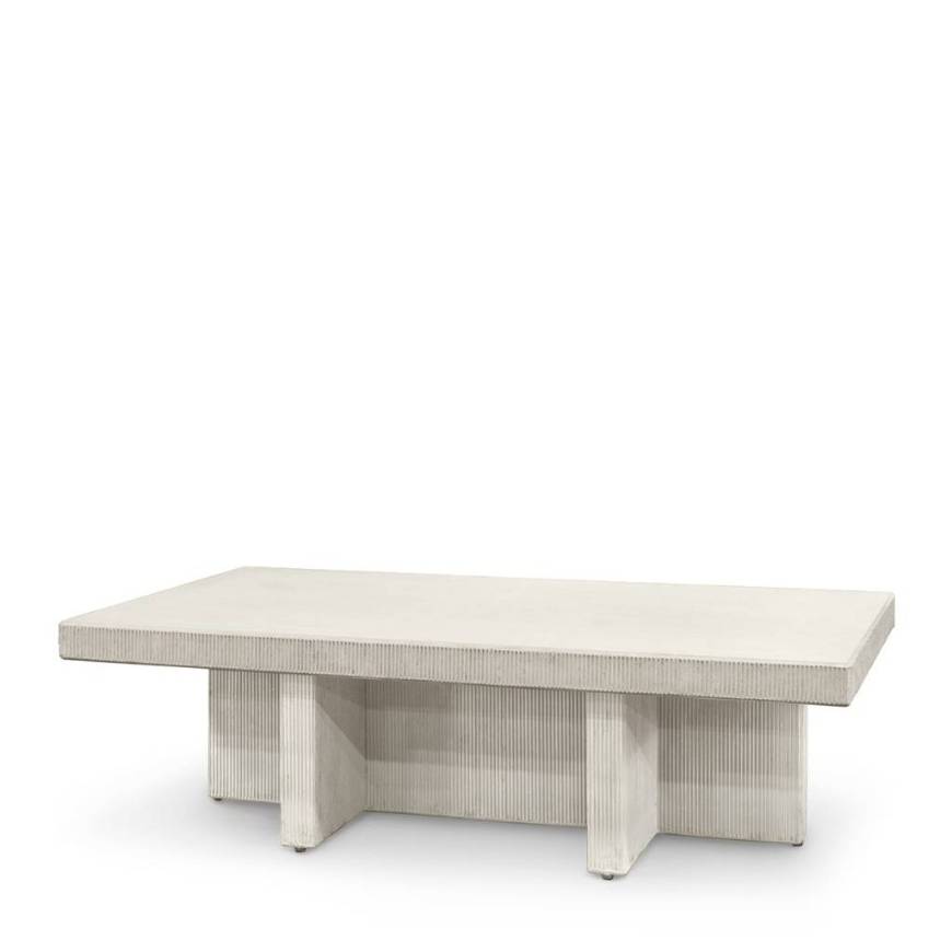 Picture of DELANO OUTDOOR COFFEE TABLE, WHITE