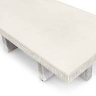 Picture of DELANO OUTDOOR COFFEE TABLE, WHITE