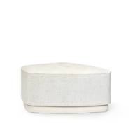 Picture of HOLLAND OUTDOOR COFFEE TABLE SHORT, WHITE