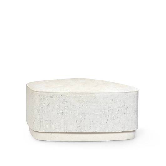 Picture of HOLLAND OUTDOOR COFFEE TABLE SHORT, WHITE
