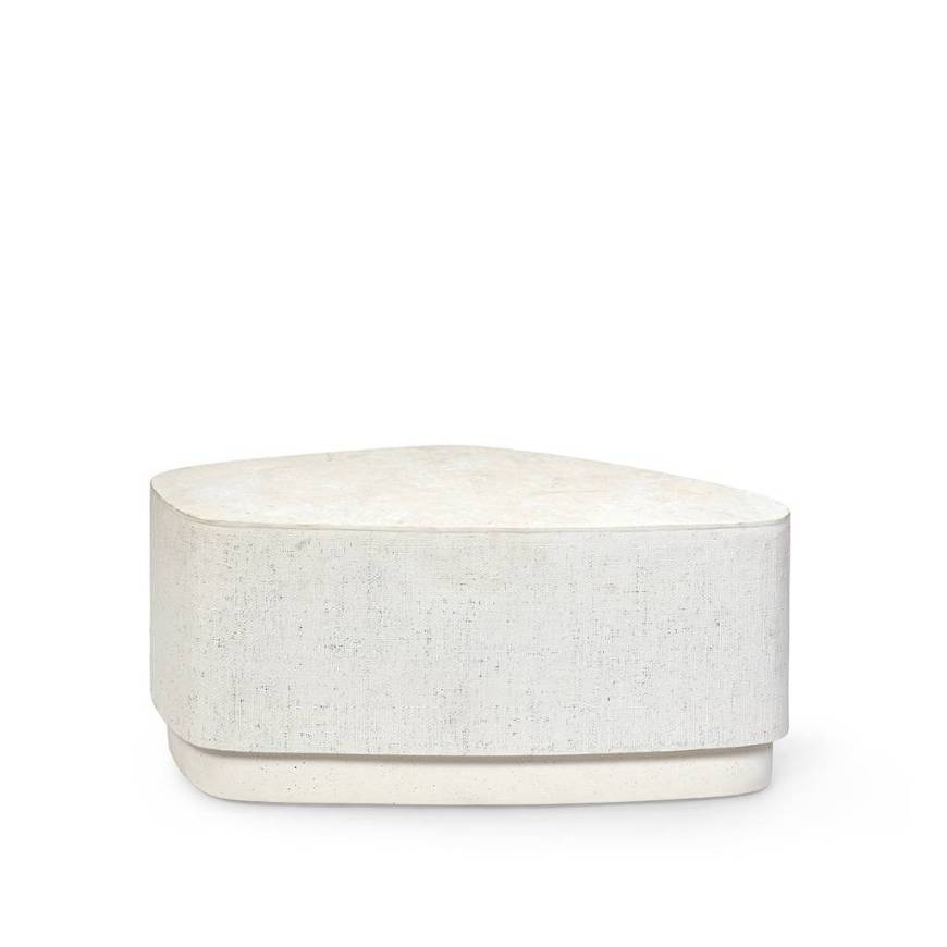 Picture of HOLLAND OUTDOOR COFFEE TABLE SHORT, WHITE