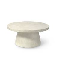 Picture of FOLEY STONE OUTDOOR COFFEE TABLE, WHITE