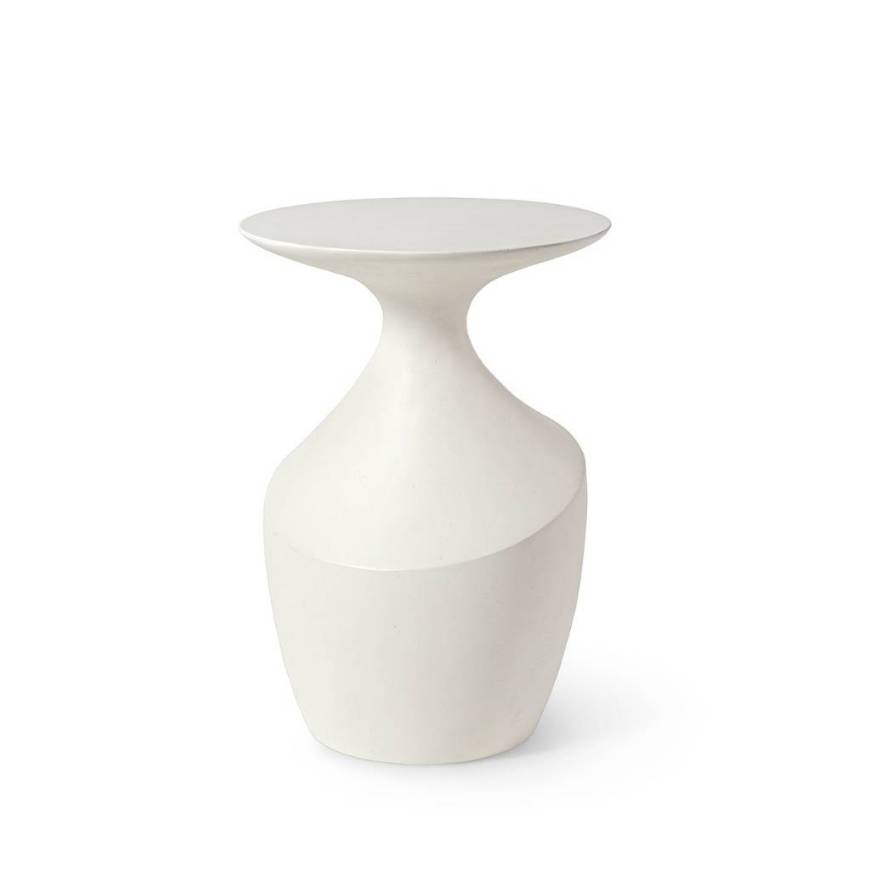 Picture of CHELSEA OUTDOOR SIDE TABLE, TALL, WHITE
