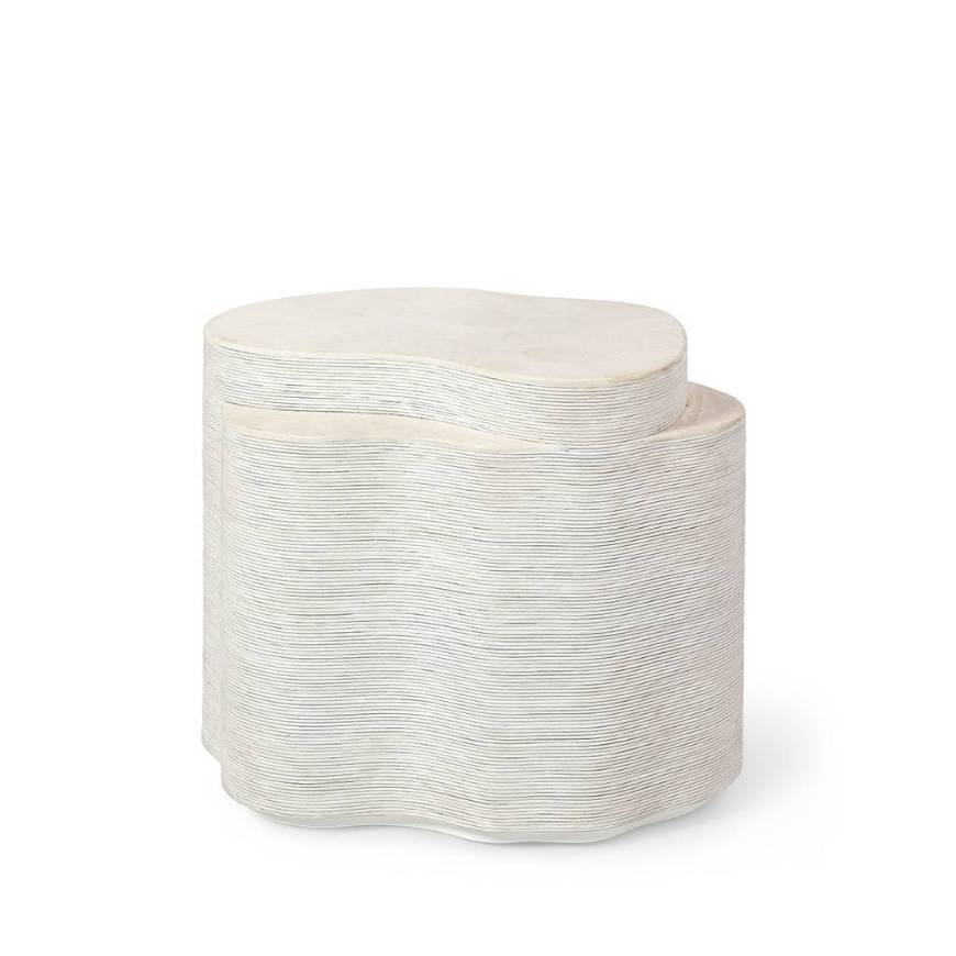 Picture of LEVINE SIDE TABLE, WHITE
