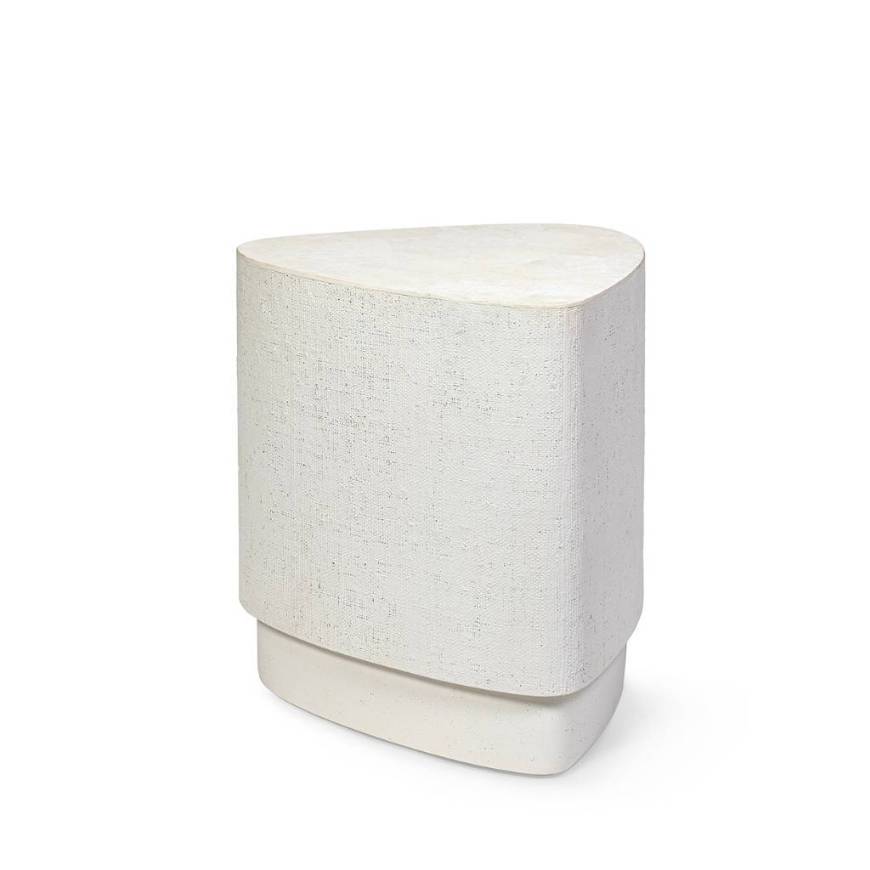 Picture of HOLLAND OUTDOOR SIDE TABLE, WHITE