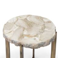 Picture of DURHAM FOSSILIZED CLAM SIDE TABLE