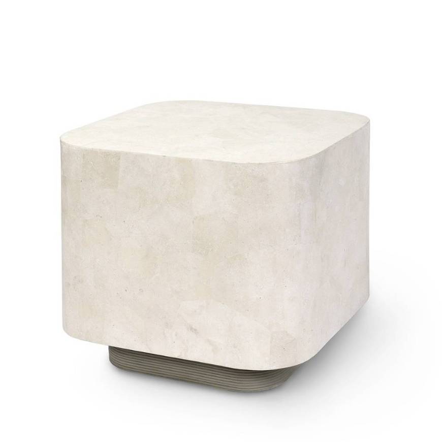 Picture of DAKOTA SIDE TABLE, WHITE