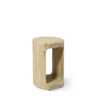 Picture of BIANCA TRAVERTINE SIDE TABLE