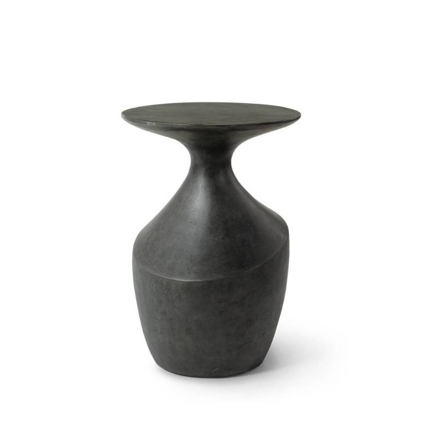 Picture of CHELSEA OUTDOOR SIDE TABLE TALL, CHARCOAL