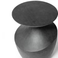 Picture of CHELSEA OUTDOOR SIDE TABLE SHORT, CHARCOAL