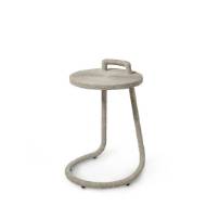 Picture of BRENNA C-SIDE TABLE, WHITE