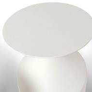 Picture of CHELSEA OUTDOOR SIDE TABLE, SHORT, WHITE