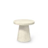 Picture of FOLEY STONE OUTDOOR SIDE TABLE LARGE, WHITE